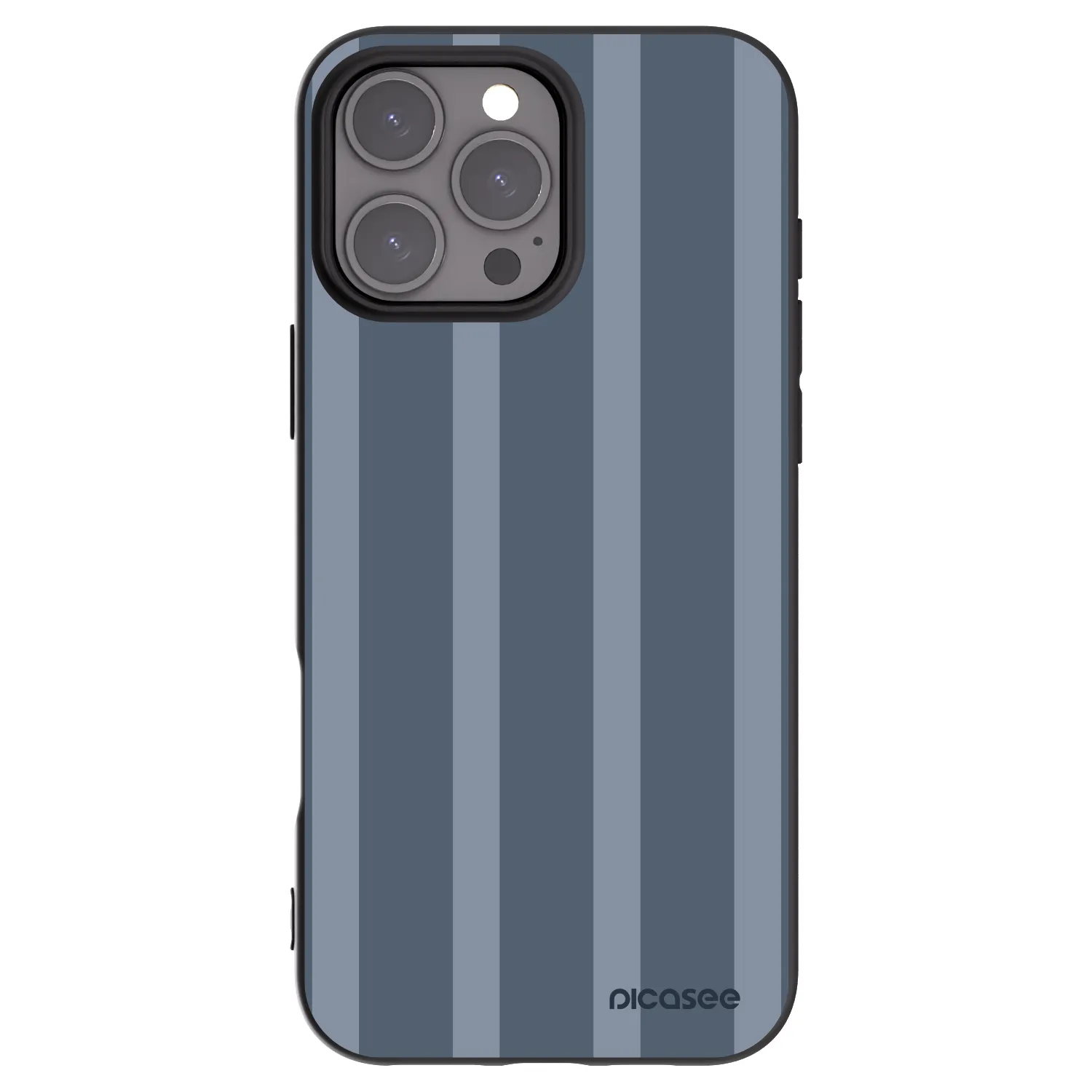 Picasee husă neagră din silicon pentru Apple iPhone 16 Pro Max - Midnight lounge