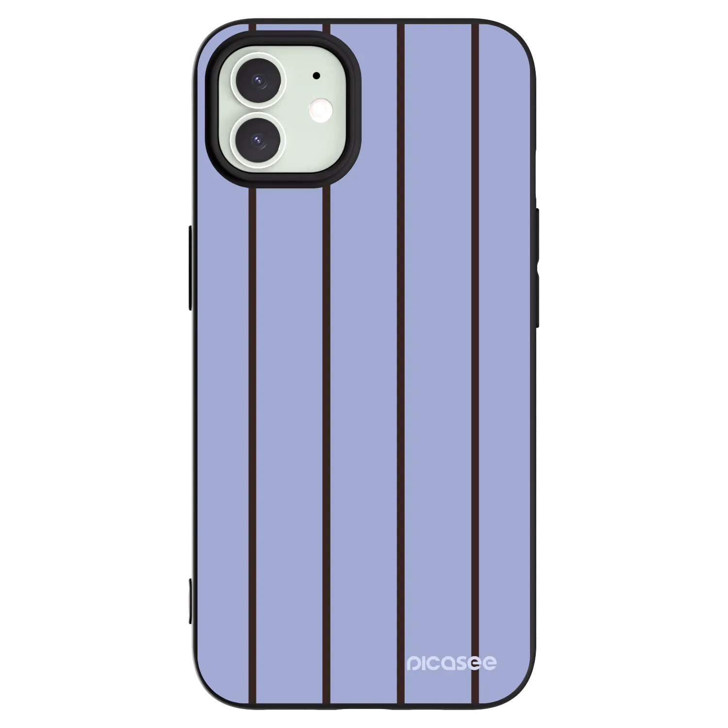 Picasee husă neagră din silicon pentru Apple iPhone 12 - Poolside member