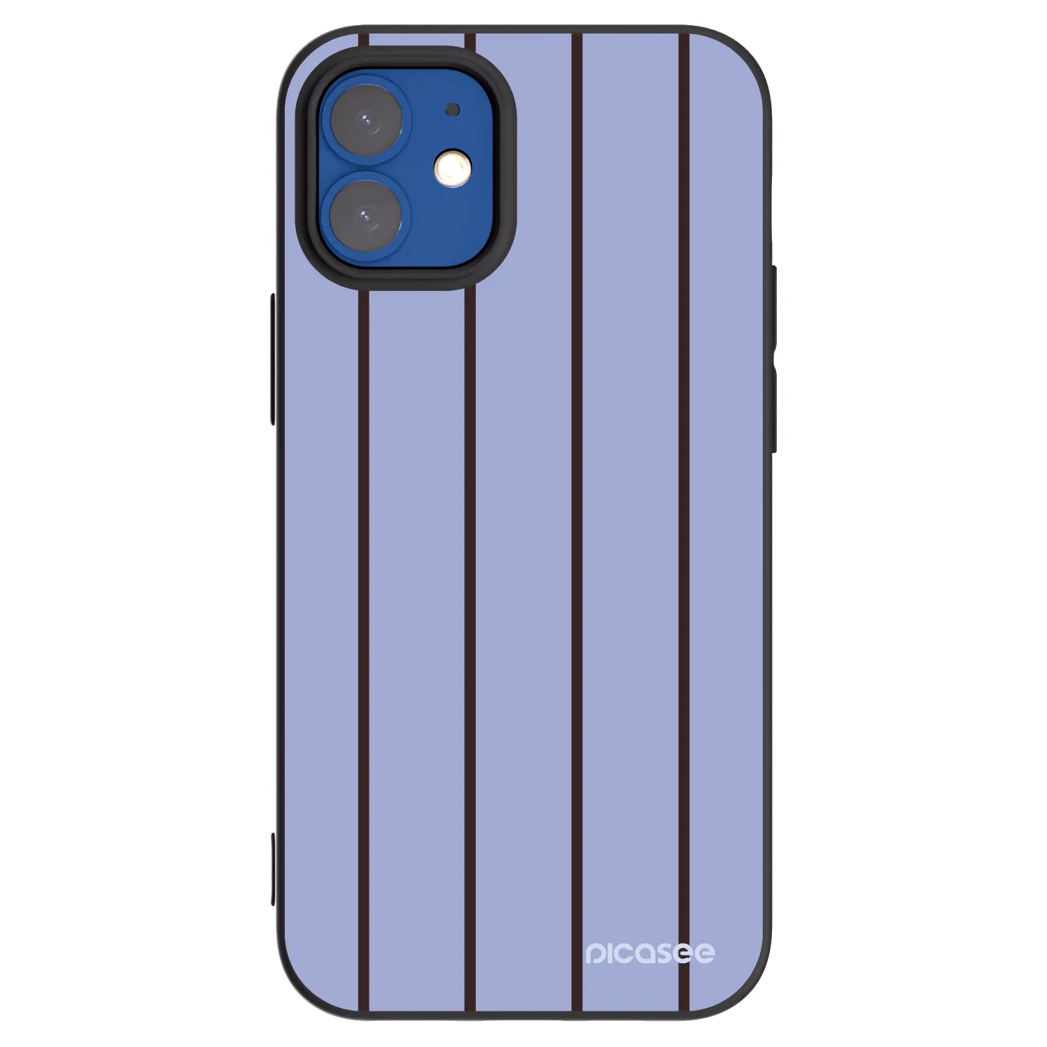 Picasee husă neagră din silicon pentru Apple iPhone 12 mini - Poolside member