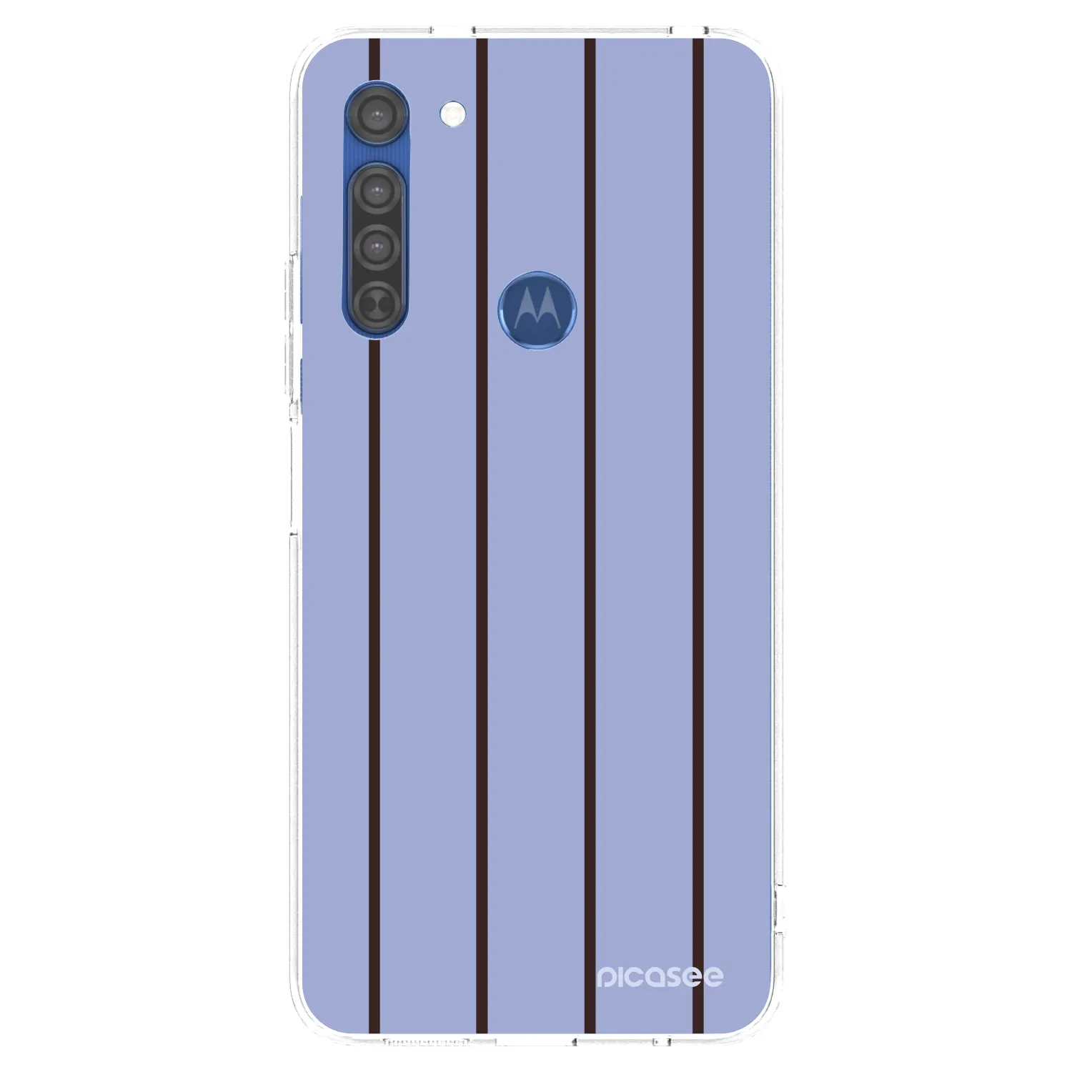 Picasee husă transparentă din silicon pentru Motorola Moto G8 - Poolside member