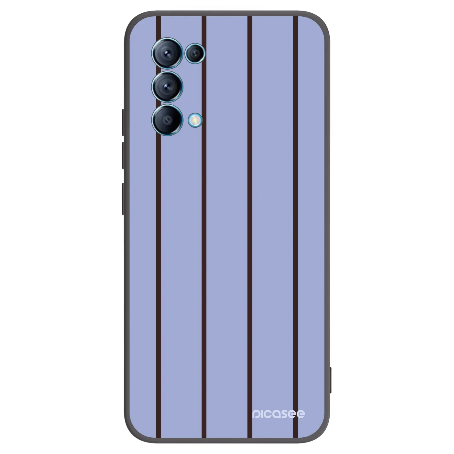 Picasee husă neagră din silicon pentru OPPO A16s - Poolside member
