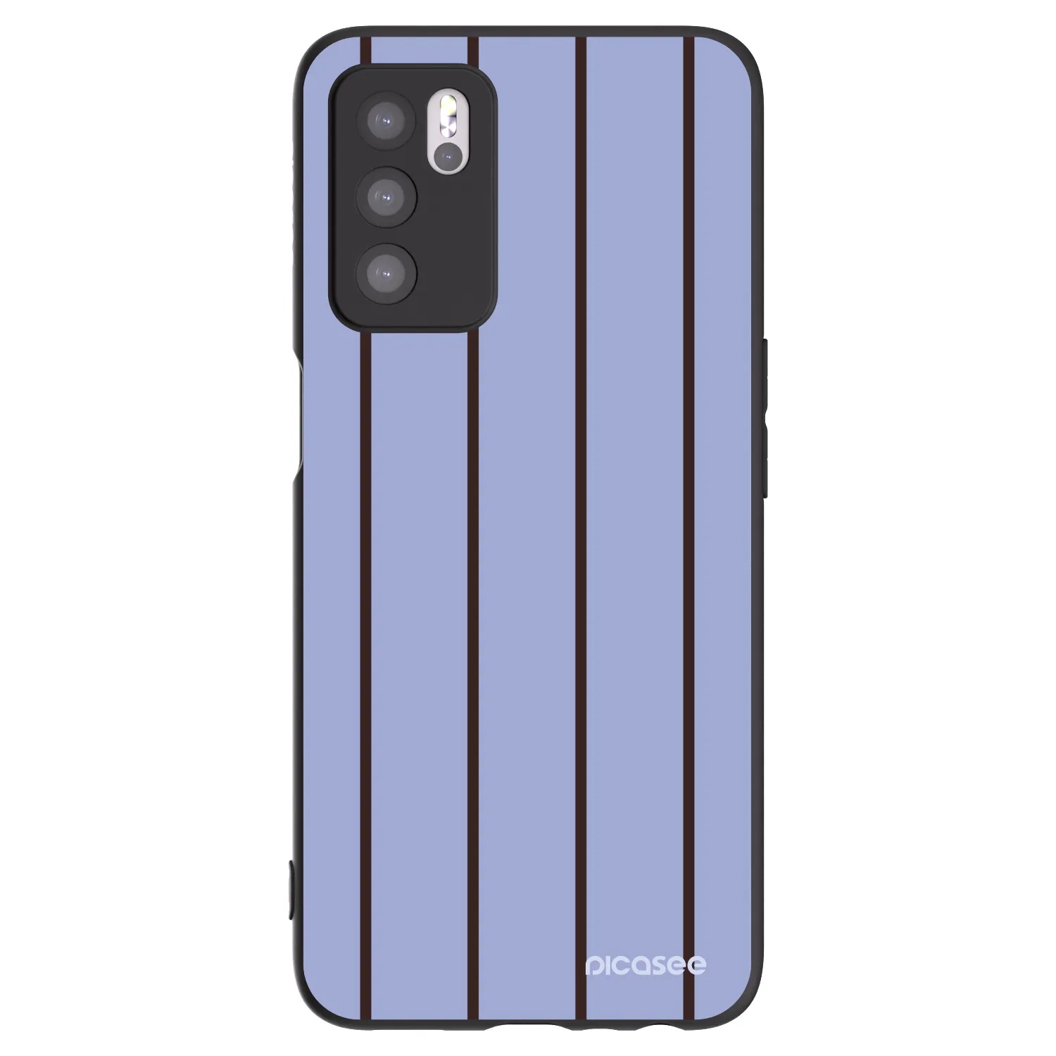 Picasee husă neagră din silicon pentru OPPO A16s - Poolside member