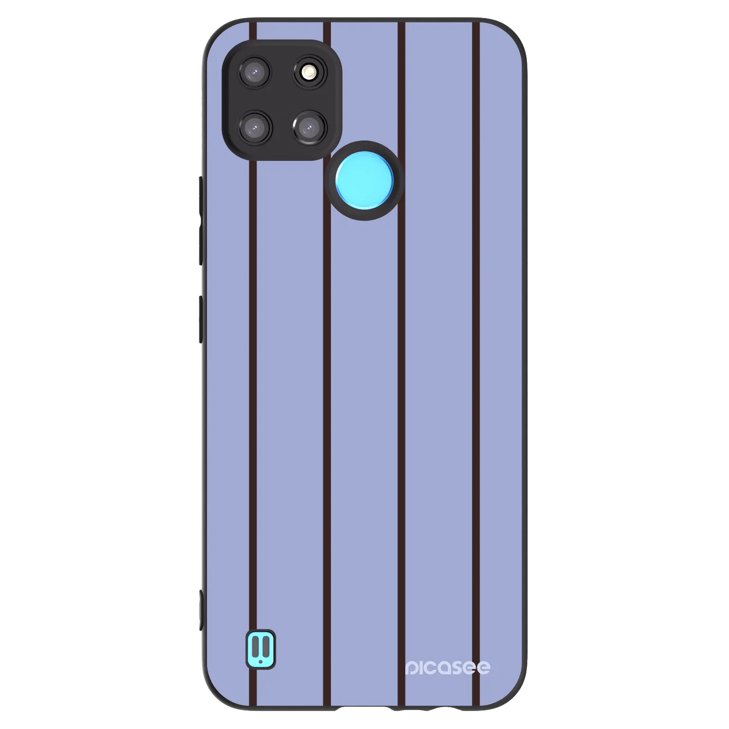 Picasee husă neagră din silicon pentru Realme C21Y - Poolside member