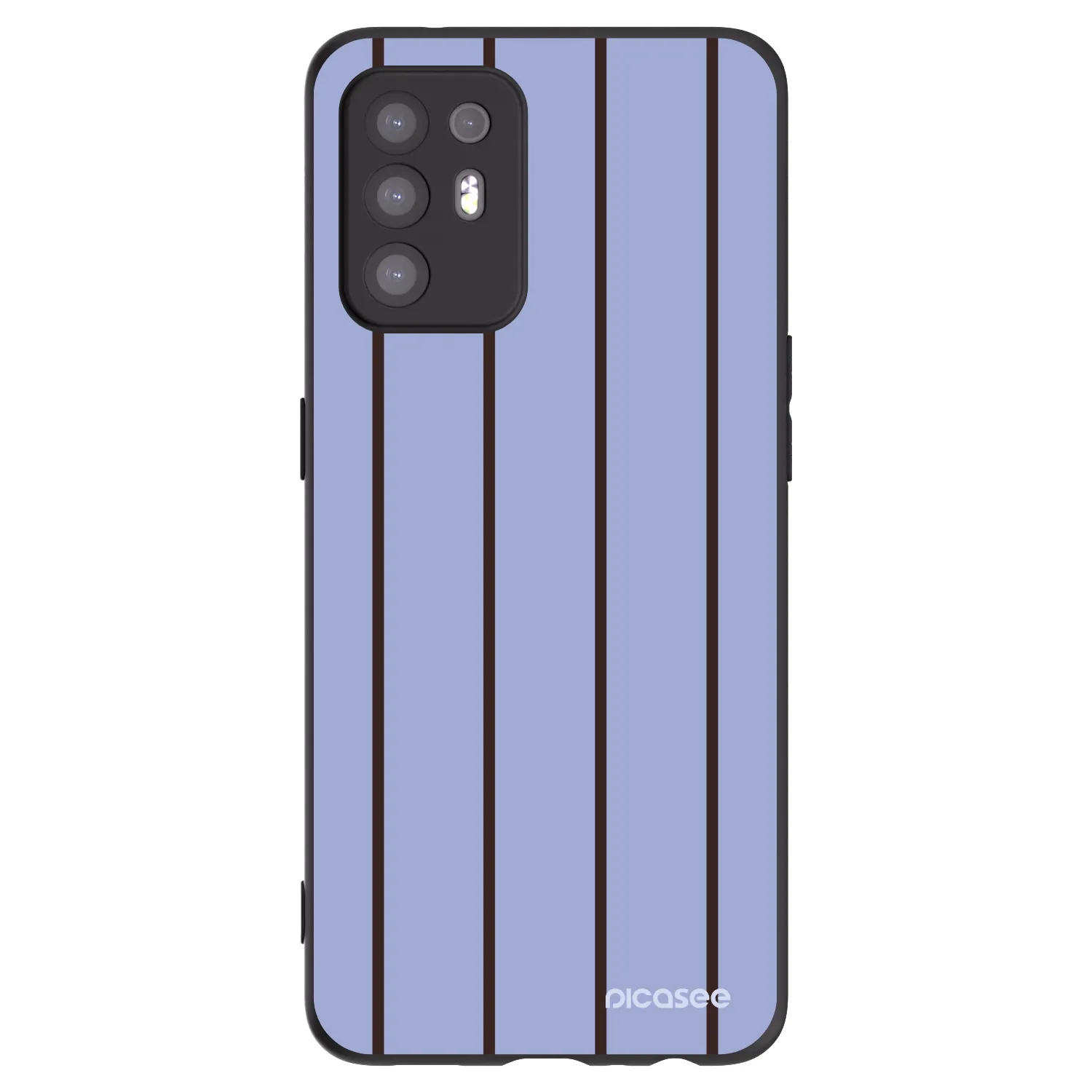 Picasee husă neagră din silicon pentru OPPO A94 5G - Poolside member