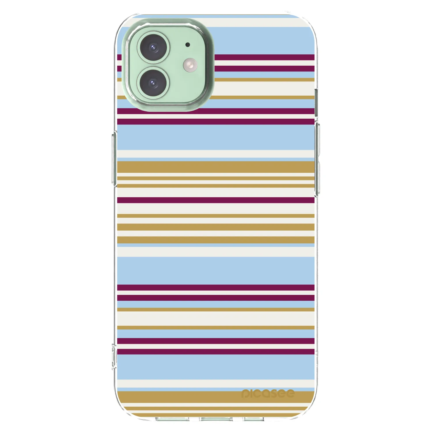 Picasee husă transparentă din silicon pentru Apple iPhone 12 - Souvenir