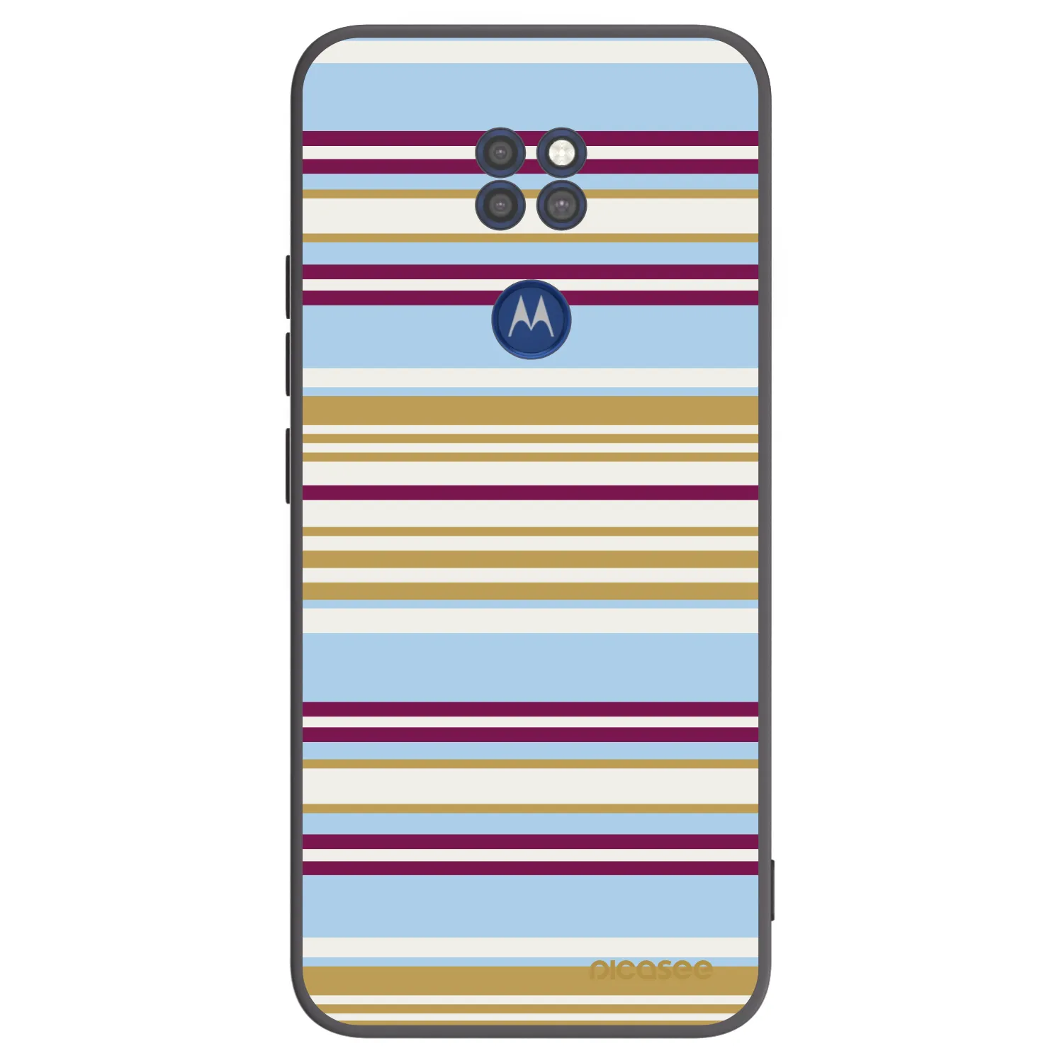 Picasee husă neagră din silicon pentru Motorola Moto G9 Play - Souvenir