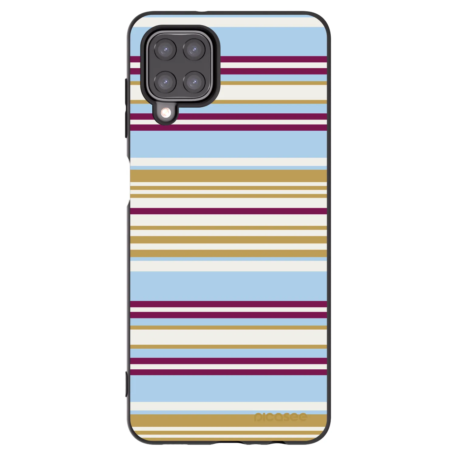 Picasee husă neagră din silicon pentru Samsung Galaxy A12 A125F - Souvenir
