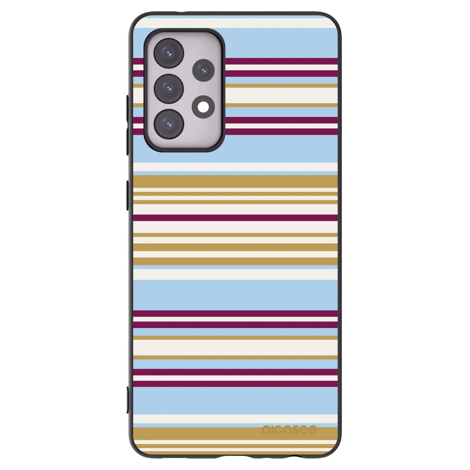 Picasee husă neagră din silicon pentru Samsung Galaxy A52s 5G A528B - Souvenir