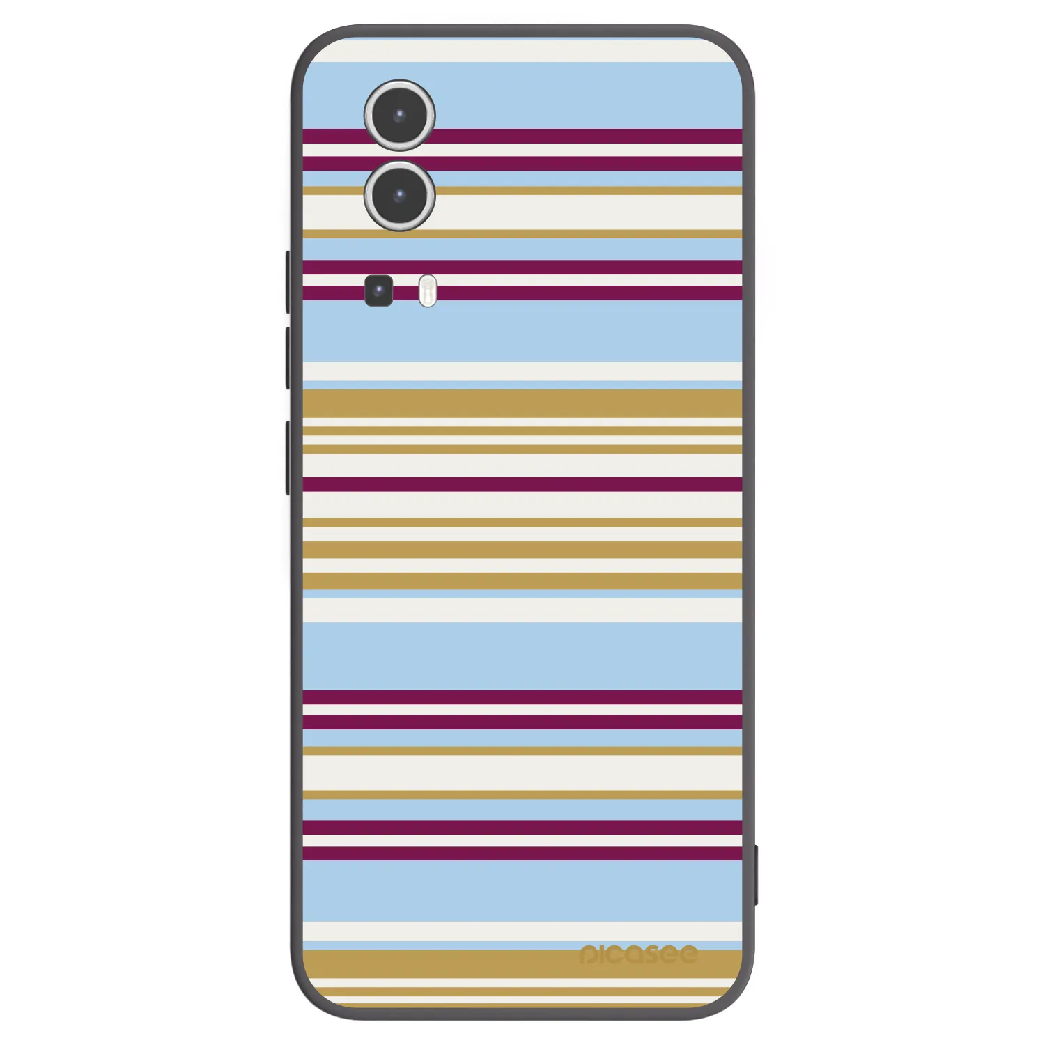 Picasee husă neagră din silicon pentru Vivo Y72 5G - Souvenir