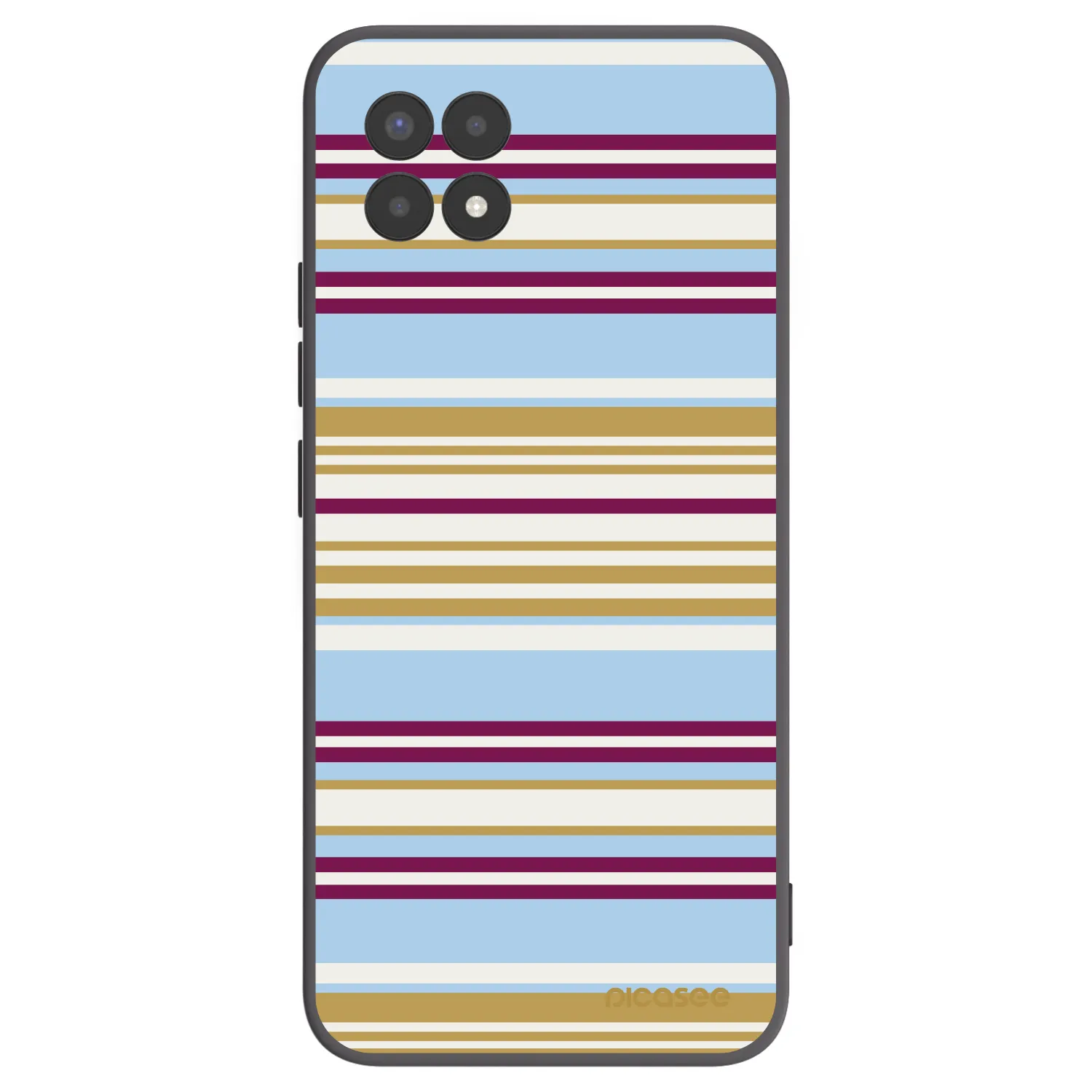 Picasee husă neagră din silicon pentru Realme 8i - Souvenir