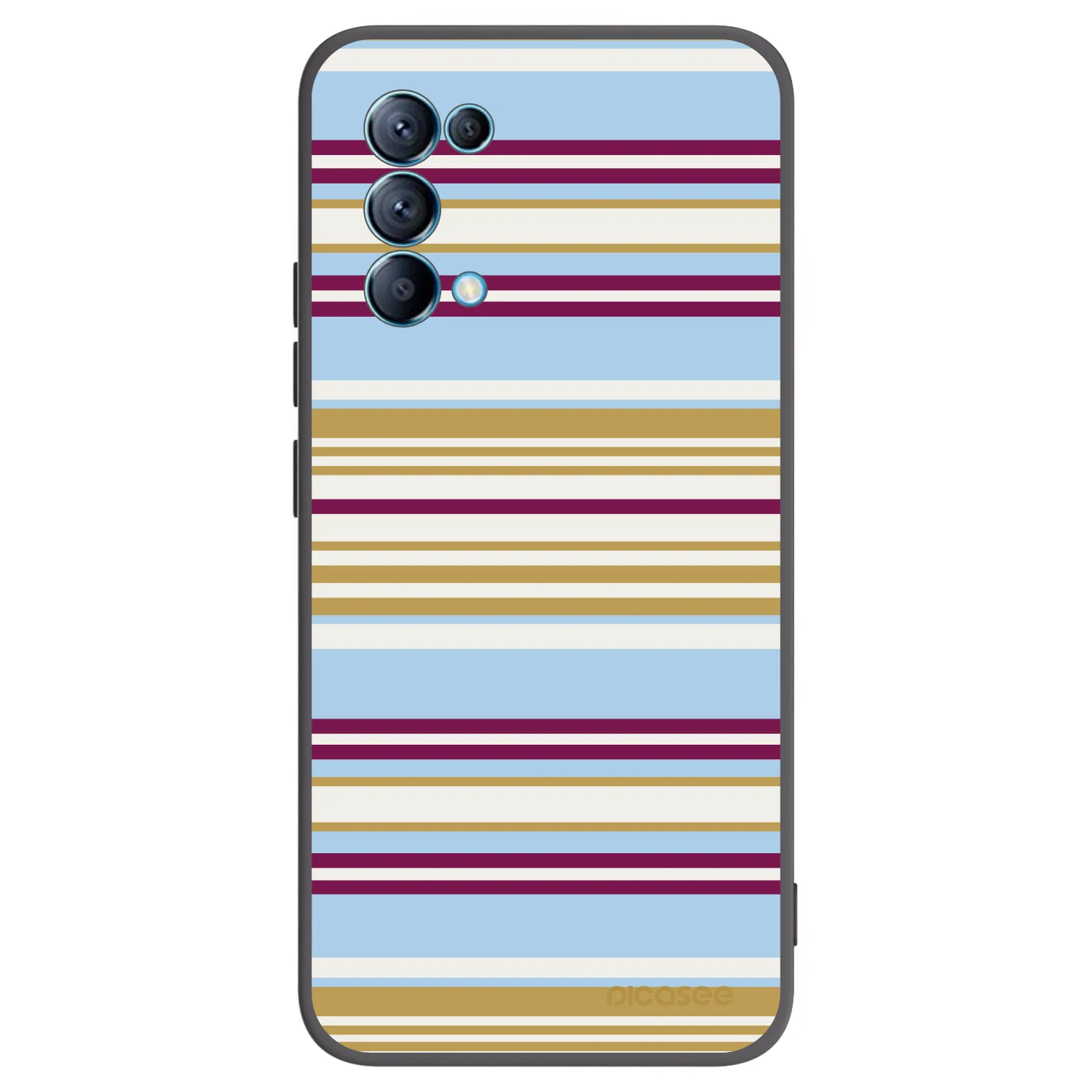 Picasee husă neagră din silicon pentru OPPO A16s - Souvenir