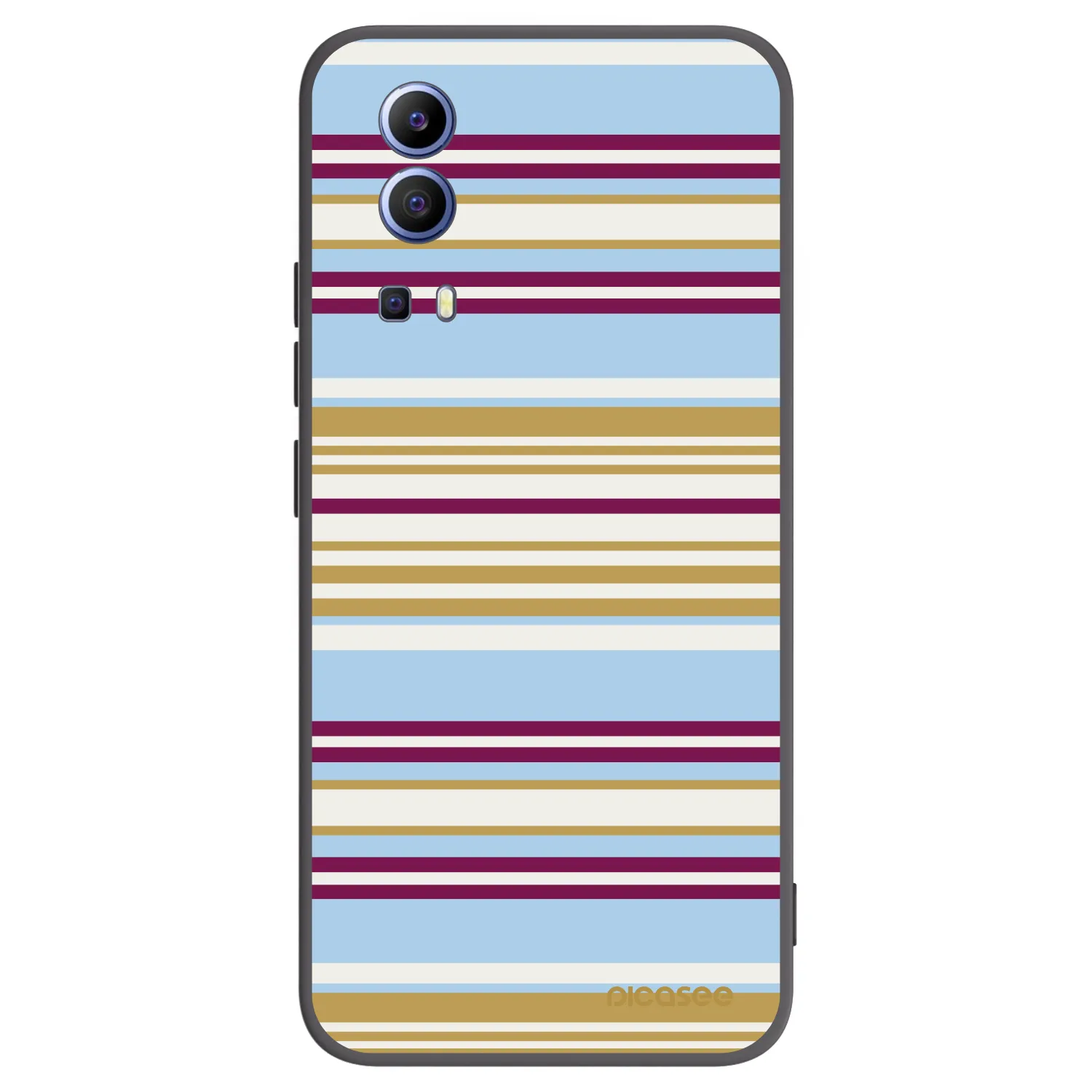 Picasee husă neagră din silicon pentru Vivo Y52 5G - Souvenir