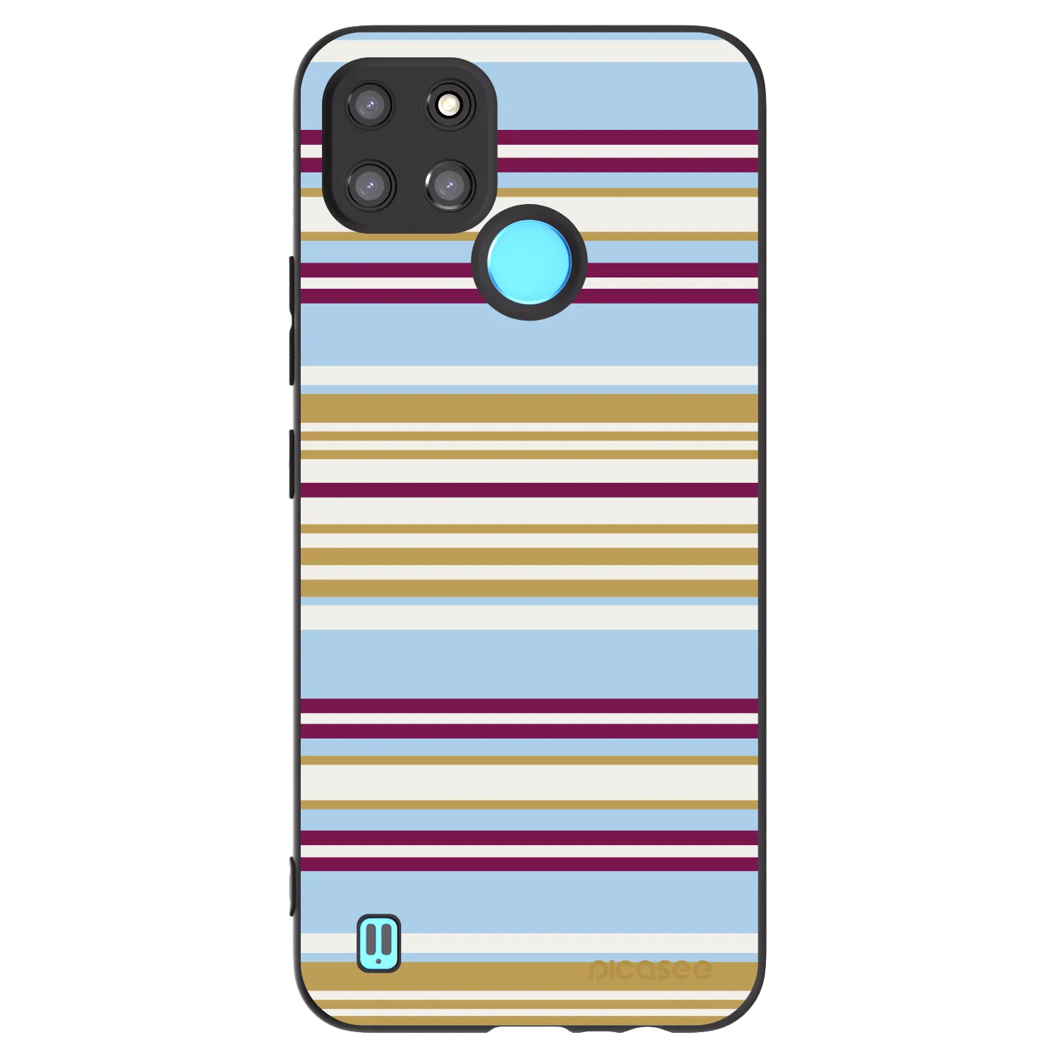 Picasee husă neagră din silicon pentru Realme C21Y - Souvenir