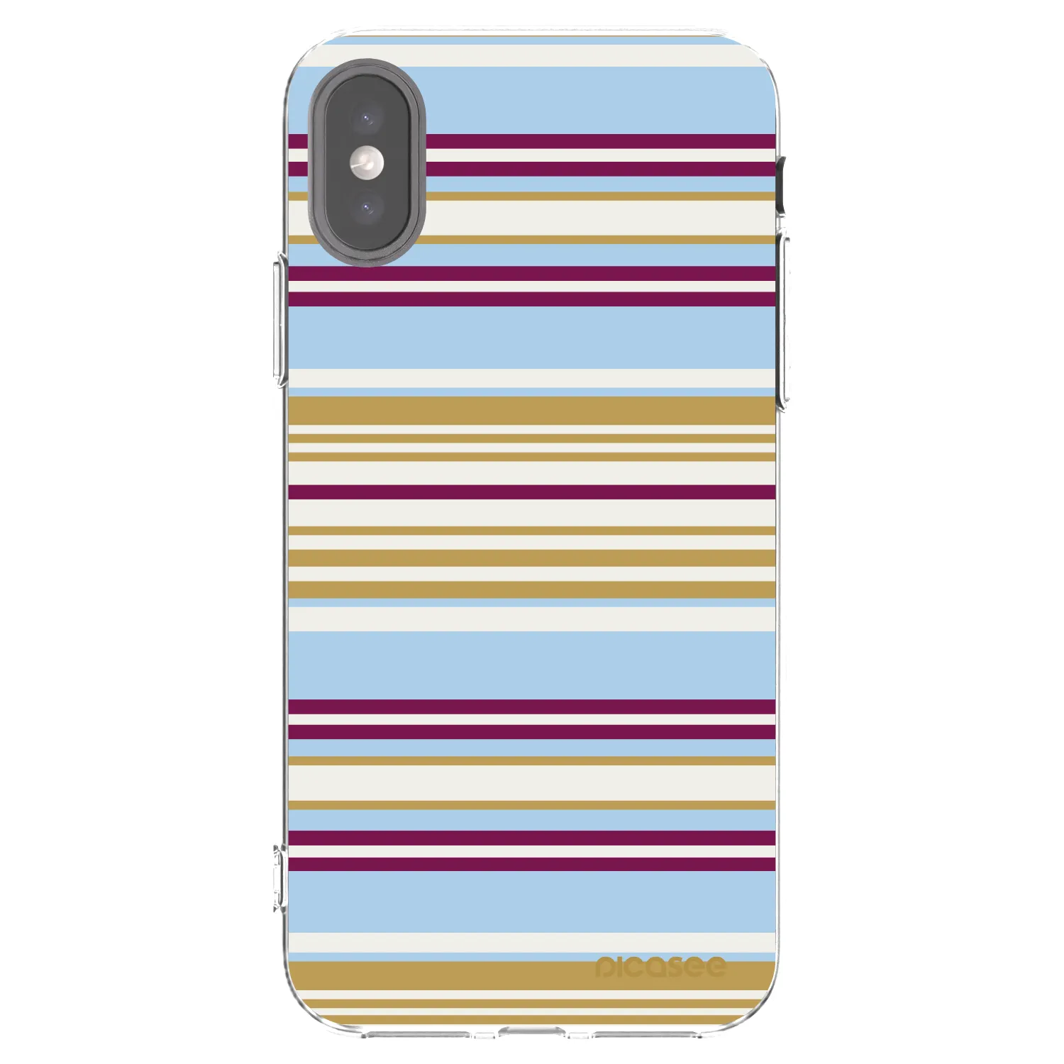 Picasee husă transparentă din silicon pentru Apple iPhone X/XS - Souvenir