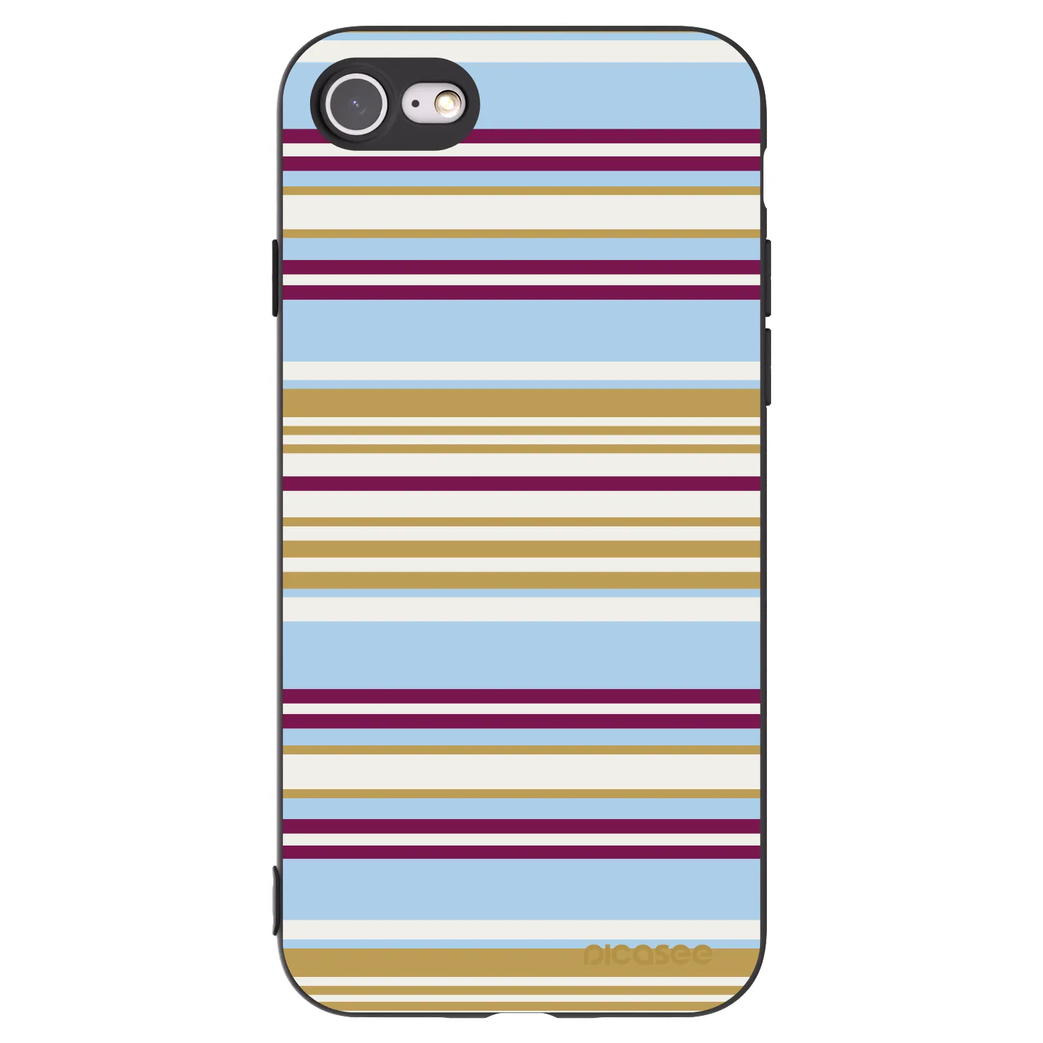 Picasee husă neagră din silicon pentru Apple iPhone 7 - Souvenir