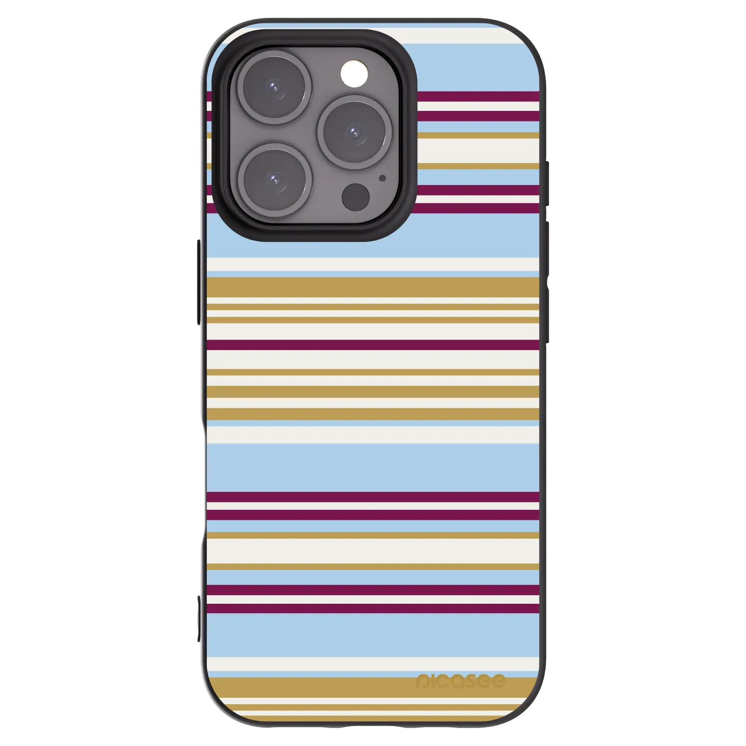 Picasee husă neagră din silicon pentru Apple iPhone 16 Pro - Souvenir