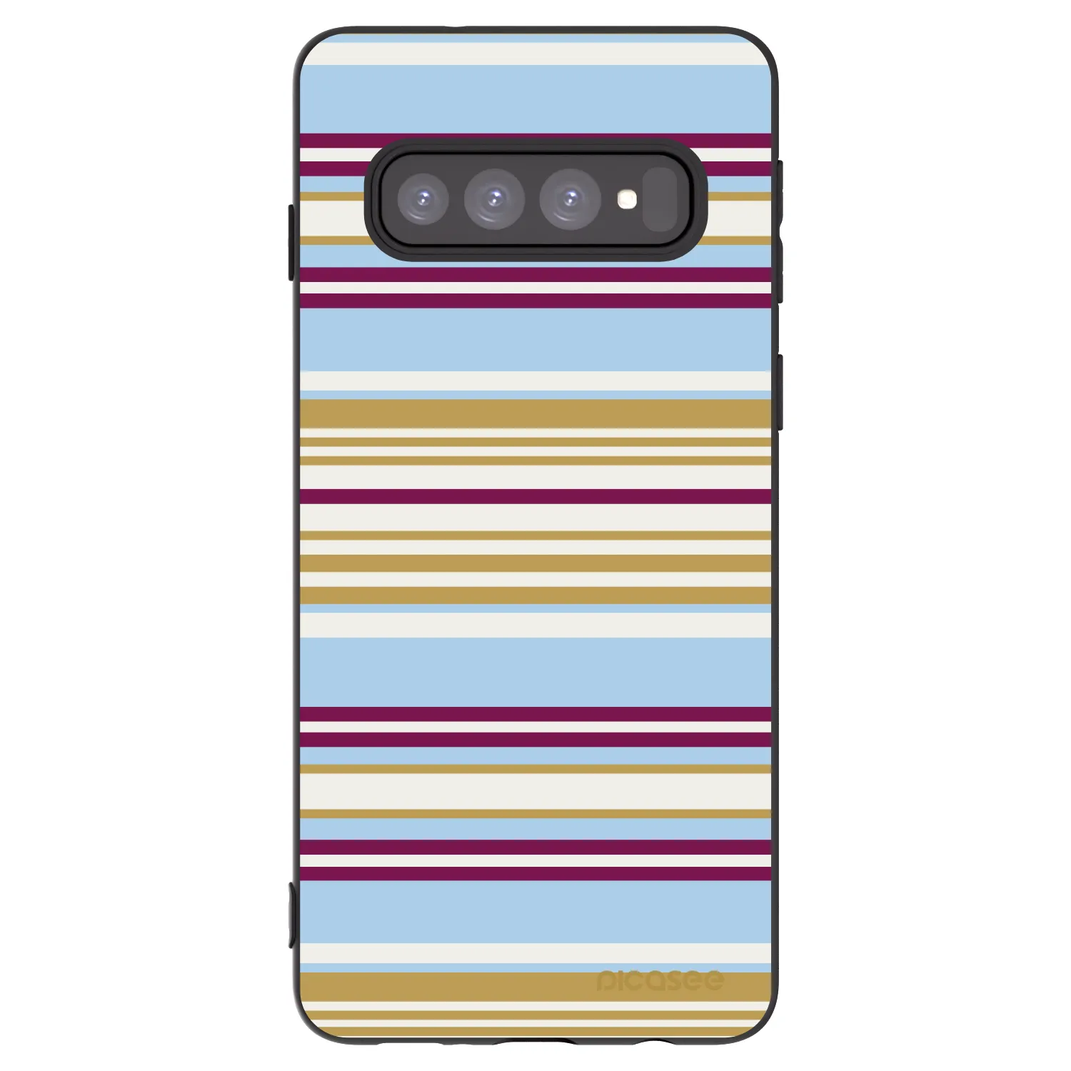 Picasee husă neagră din silicon pentru Samsung Galaxy S10 G973 - Souvenir