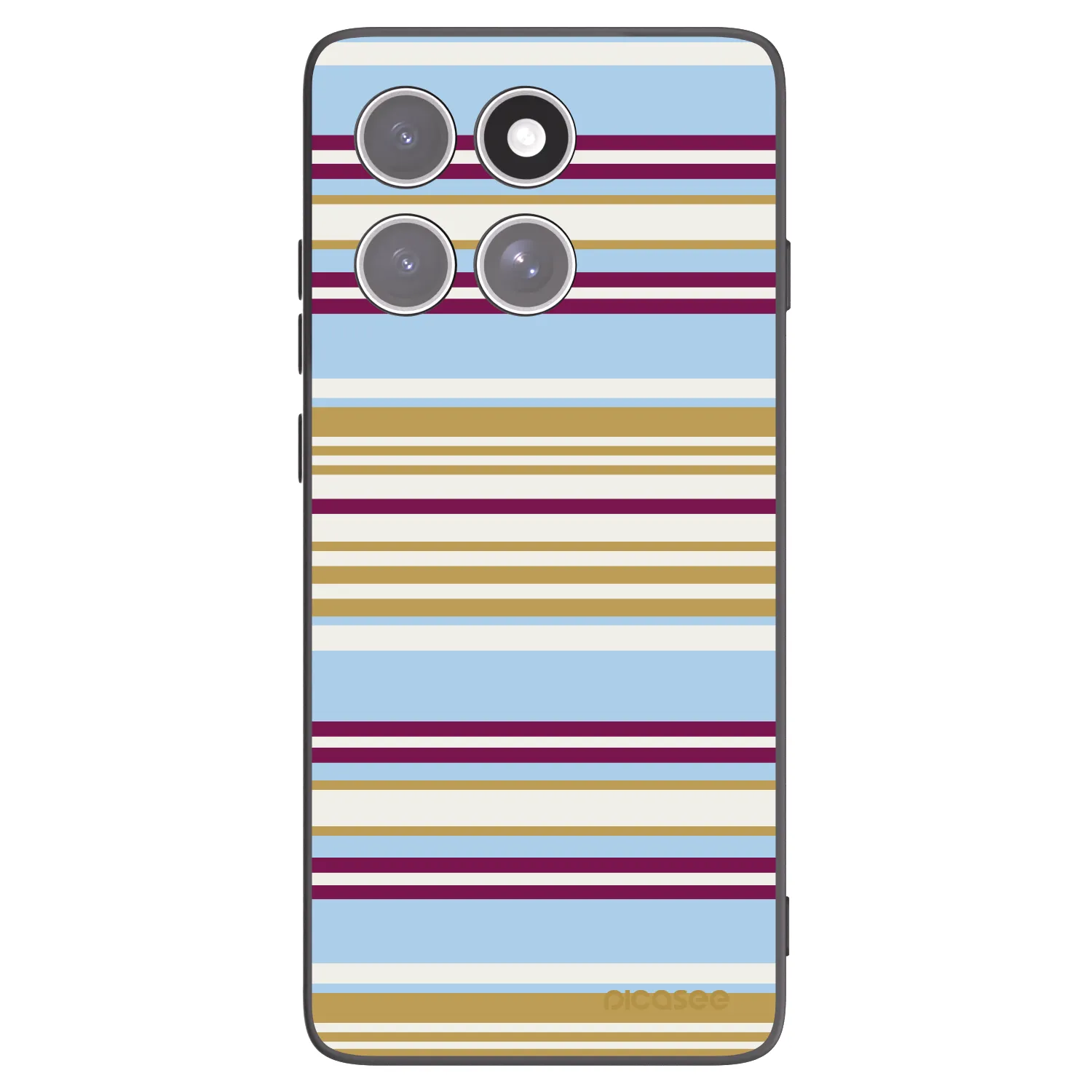 Picasee husă neagră din silicon pentru Motorola Edge 60 Pro - Souvenir