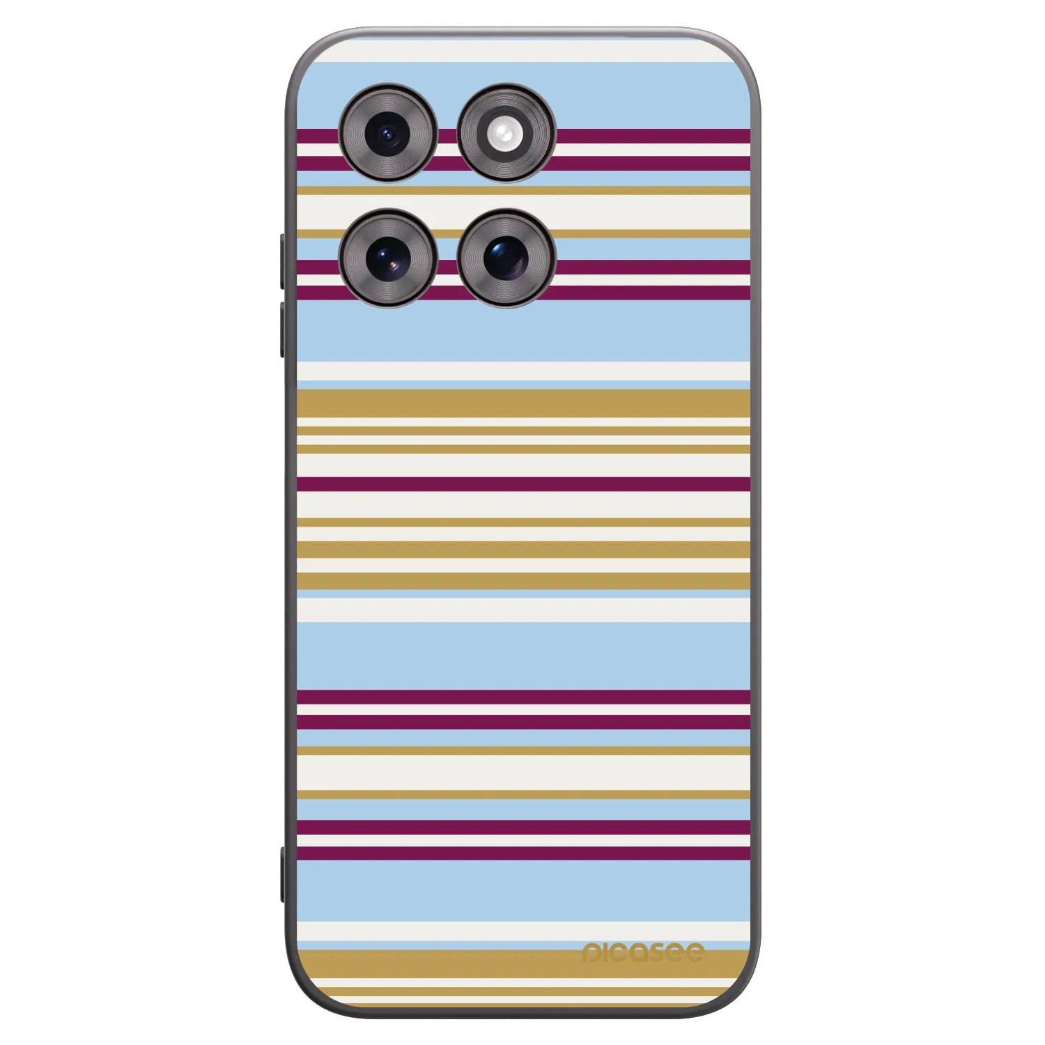 Picasee husă neagră din silicon pentru Motorola Moto G77 - Souvenir