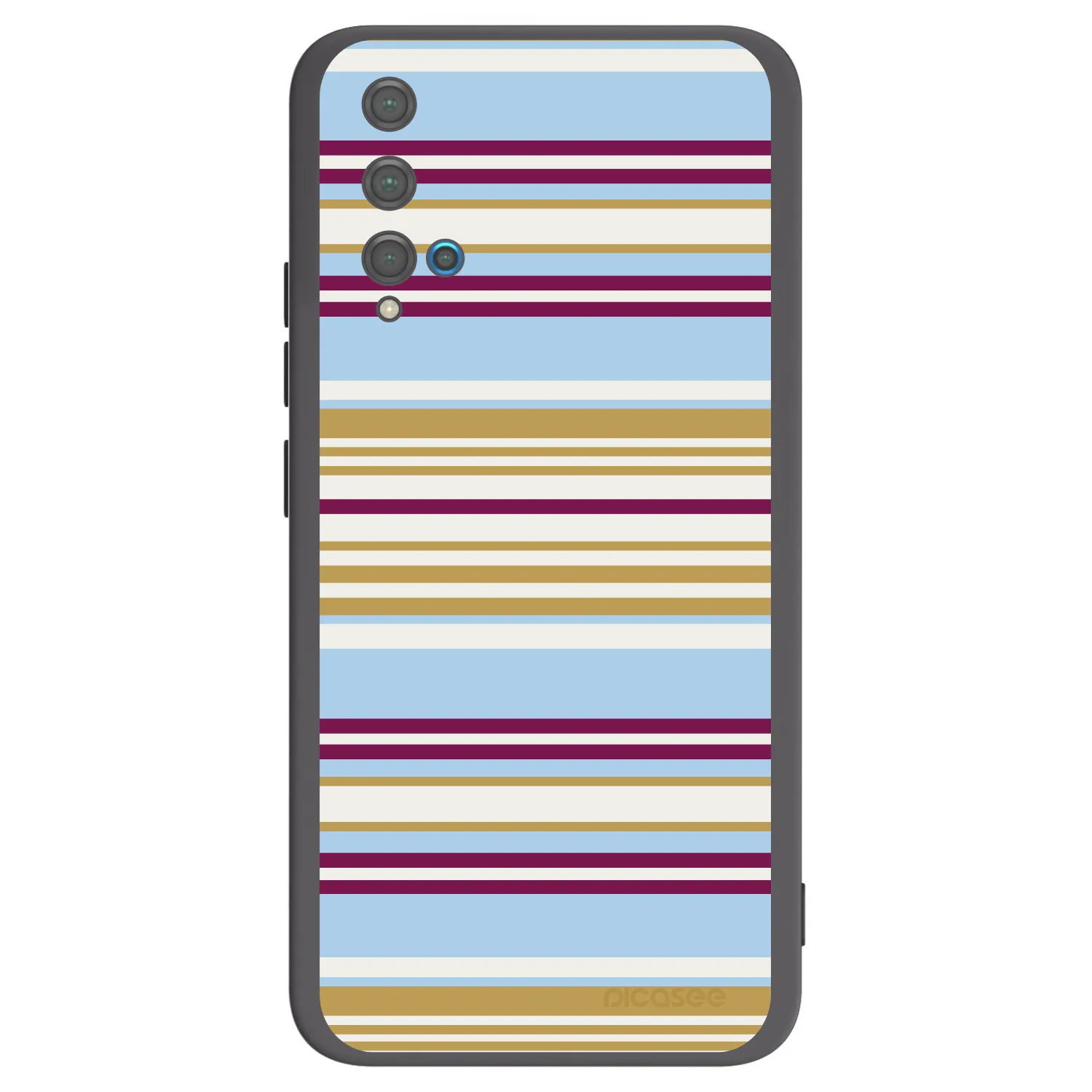 Picasee husă neagră din silicon pentru Huawei Nova 5T - Souvenir