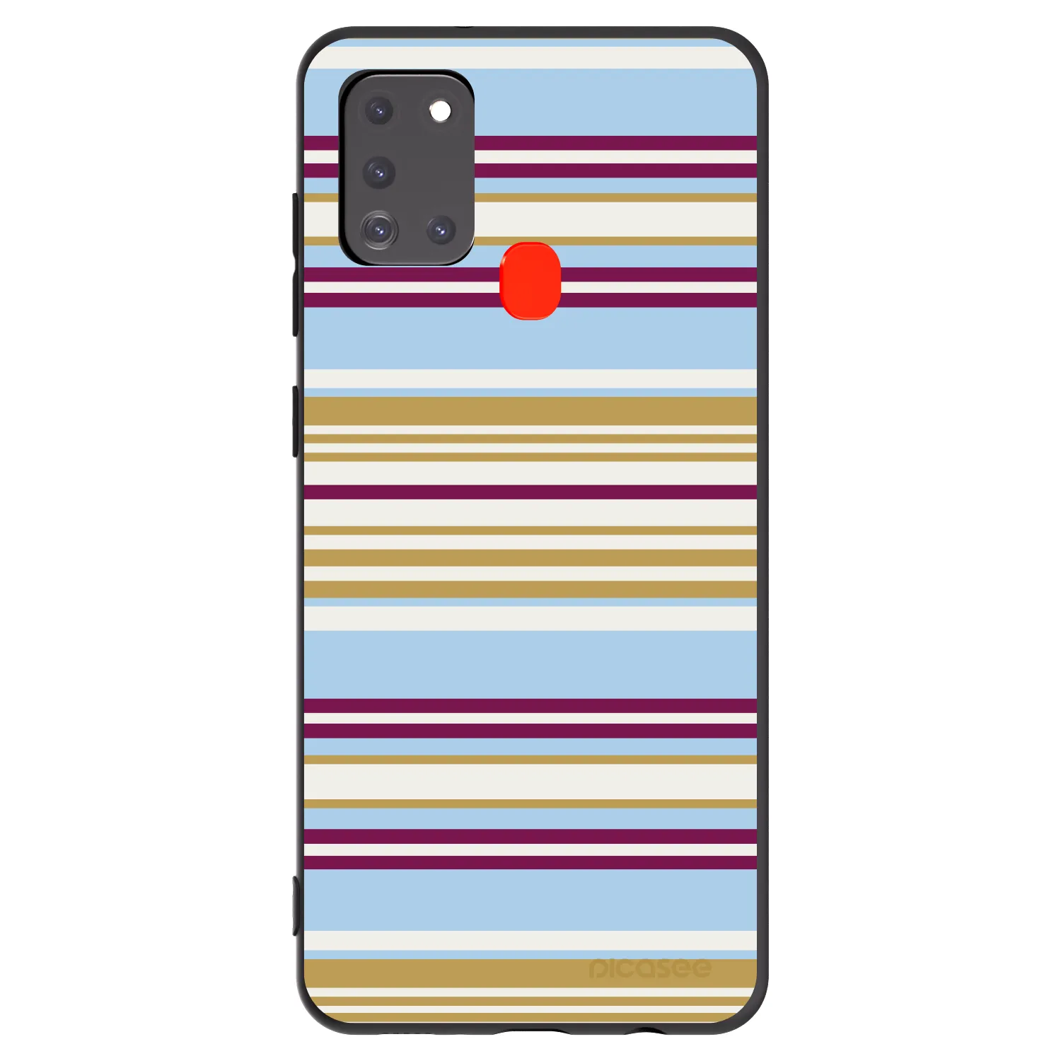 Picasee husă neagră din silicon pentru Samsung Galaxy A21s - Souvenir