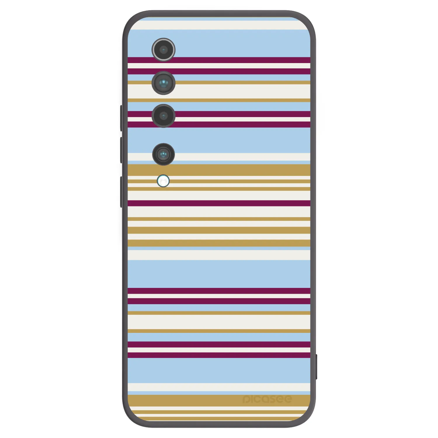 Picasee husă neagră din silicon pentru Xiaomi Mi 10 - Souvenir
