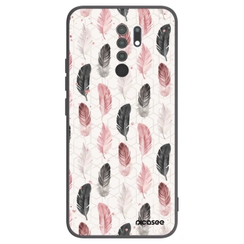 Picasee husă neagră din silicon pentru Xiaomi Redmi 9 - Feather 2