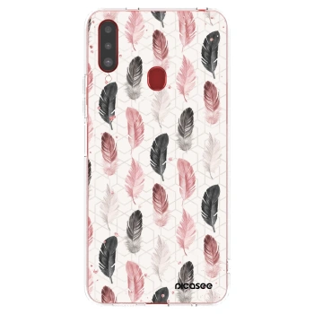 Picasee husă transparentă din silicon pentru Samsung Galaxy A20s - Feather 2