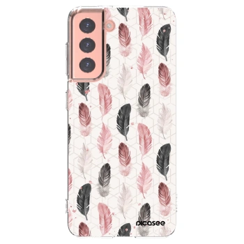 Picasee husă transparentă din silicon pentru Samsung Galaxy S21 5G G991B - Feather 2