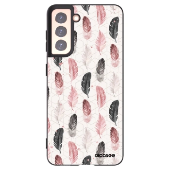 Picasee husă neagră din silicon pentru Samsung Galaxy S21 5G G991B - Feather 2