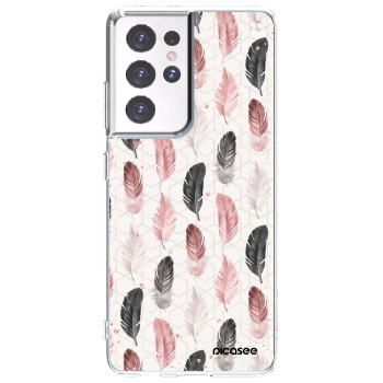 Picasee husă transparentă din silicon pentru Samsung Galaxy S21 Ultra 5G G998B - Feather 2