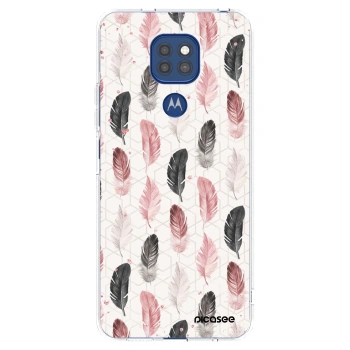 Picasee husă transparentă din silicon pentru Motorola Moto G9 Play - Feather 2