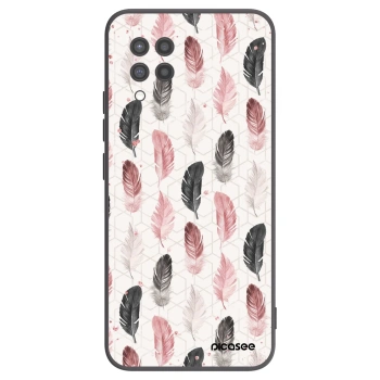 Picasee husă neagră din silicon pentru Samsung Galaxy A42 A426B - Feather 2