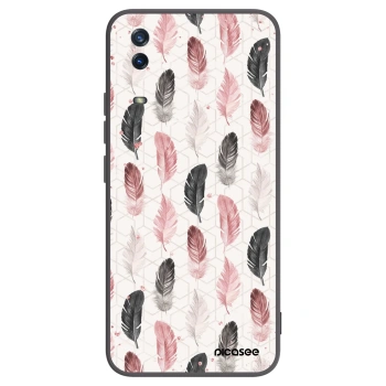 Picasee husă neagră din silicon pentru Vivo Y11s - Feather 2