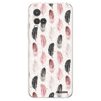 Picasee husă transparentă din silicon pentru Vivo Y33s - Feather 2