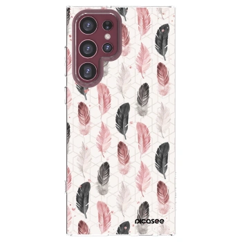 Picasee husă transparentă din silicon pentru Samsung Galaxy S22 Ultra 5G - Feather 2