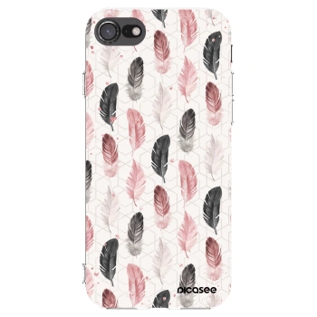 Picasee husă transparentă din silicon pentru Apple iPhone SE 2022 - Feather 2