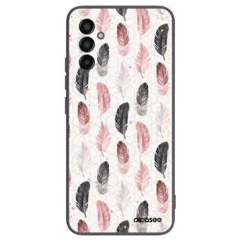 Picasee husă neagră din silicon pentru Samsung Galaxy M13 M135F - Feather 2