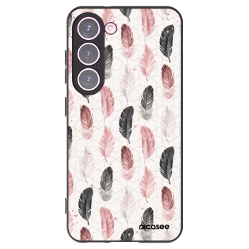 Picasee husă neagră din silicon pentru Samsung Galaxy S23 5G - Feather 2