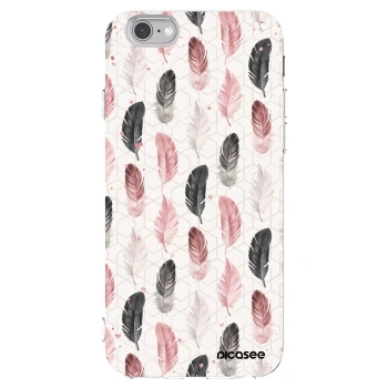 Picasee husă transparentă din silicon pentru Apple iPhone 6/6S - Feather 2