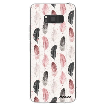 Picasee husă transparentă din silicon pentru Samsung Galaxy S8 G950F - Feather 2