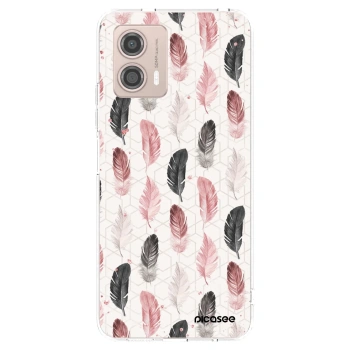 Picasee husă transparentă din silicon pentru Motorola Moto G53 5G - Feather 2
