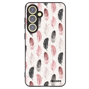 Picasee husă neagră din silicon pentru Samsung Galaxy S24 FE S721B - Feather 2
