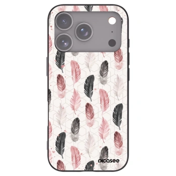 Picasee husă neagră din silicon pentru Apple iPhone 17 Pro - Feather 2