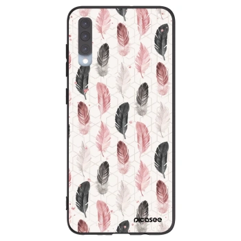 Picasee husă neagră din silicon pentru Samsung Galaxy A70 A705F - Feather 2
