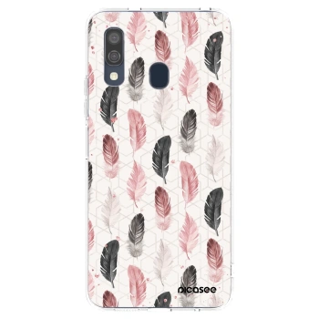 Picasee husă transparentă din silicon pentru Samsung Galaxy A40 A405F - Feather 2