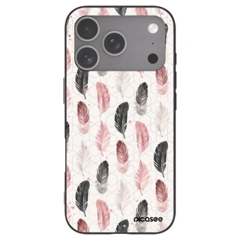 Picasee husă neagră din silicon pentru Apple iPhone 18 Pro - Feather 2