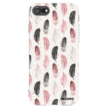 Picasee husă transparentă din silicon pentru Apple iPhone 8 - Feather 2
