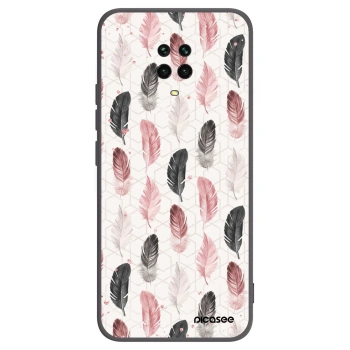 Picasee husă neagră din silicon pentru Xiaomi Redmi Note 9 Pro - Feather 2