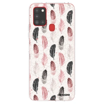 Picasee husă transparentă din silicon pentru Samsung Galaxy A21s - Feather 2